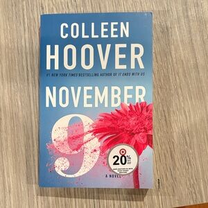 Colleen Hoover November 9 Book - Like New.